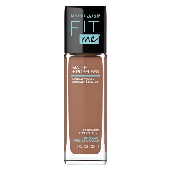 *3/15* NEW Maybelline Fit Me! Matte + Poreless Foundation Latte 358 - Picture 1 of 9